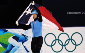 Image of Jordan Malone, Dyslexic Olympian Speedskater at the 2010 Winter Olympics in Vancouver