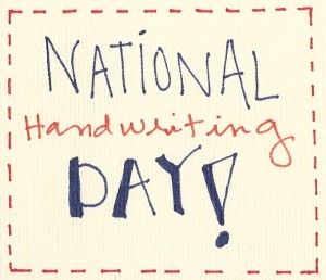 national handwriting day