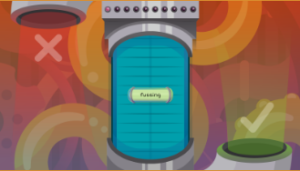 Vat-like illustrated device taken from one of Lexercise's educational games
