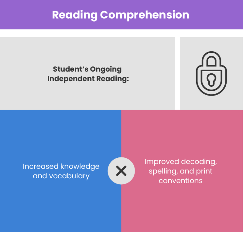 the virtuous cycle includes a reading comprehension component