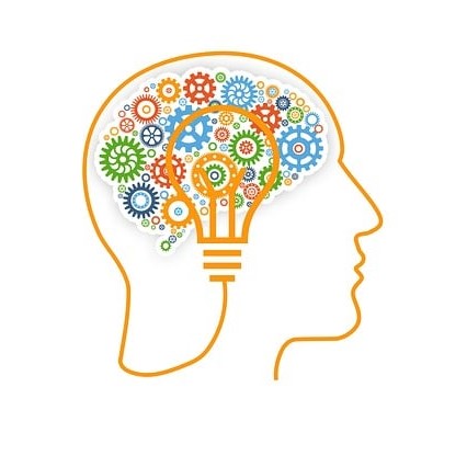 illustration of the mechanics of the brain explaining the science behind dyslexia