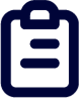 Illustration of a clipboard with a paper sheet attached.