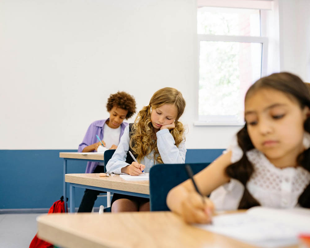 students in classroom